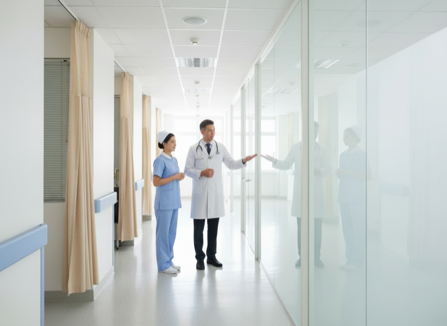 医療現場の課題：清潔・安全・プライバシーの両立