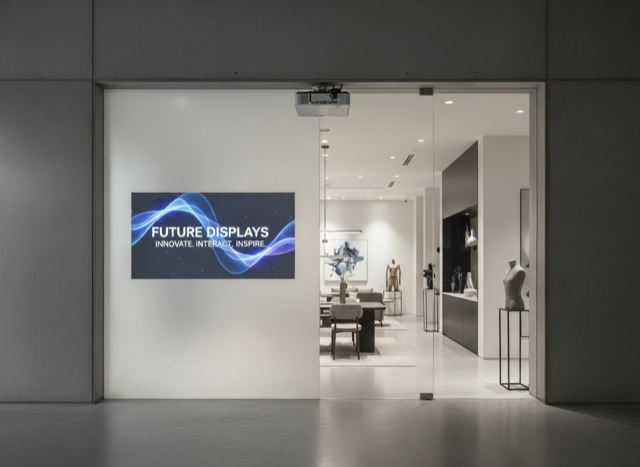 FLクリスタルブラインド×サイネージ活用の特徴