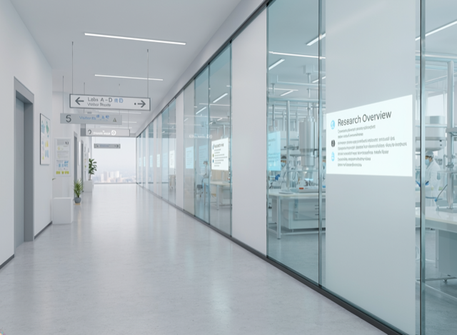 シーン1：見学通路から“見せたいところだけ”を見せる